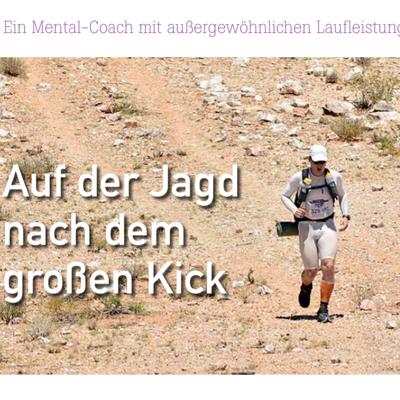 Auf der Jagd nach dem großen Kick beim Laufen | Dr. Michele Ufer, Speaker, Sportpsychologe, Extremläufer